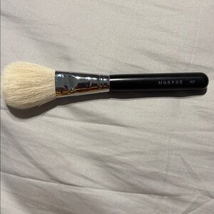 Morphe Powder Brush in Black Handle with White Bristles